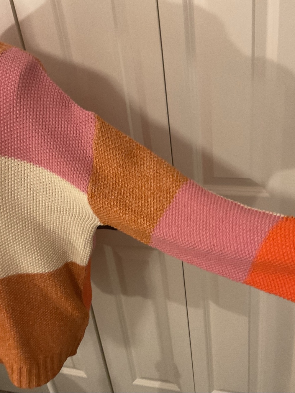 BiBi ColorBlock Checkered Sweater Size Large NWOT - Picture 7 of 13